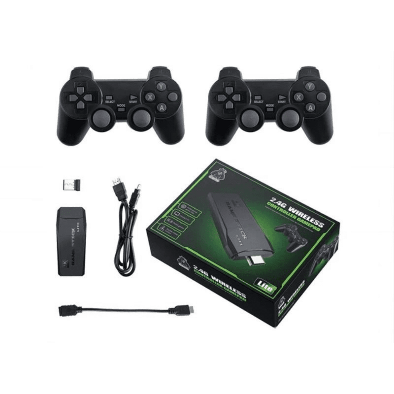 Game Stick Retrô 4K com 10 Mil Jogos + 1 Controle de Brinde - BlueCart