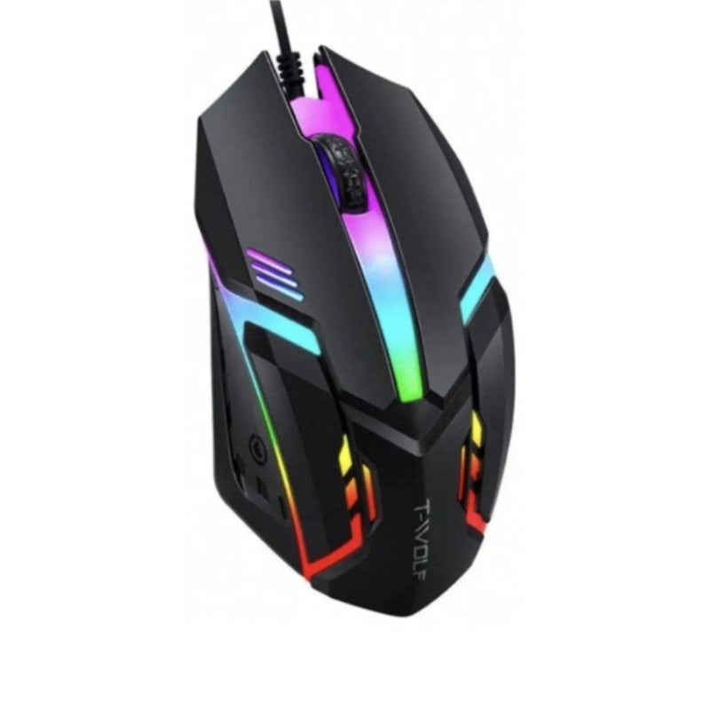 Mouse Gamer ALFA Led RGB Com Fio