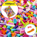 Hot 1000 Pieces Building Blocks City DIY Creative Bricks Bulk Model Figures Educational Kids Toys Compatible All Brands